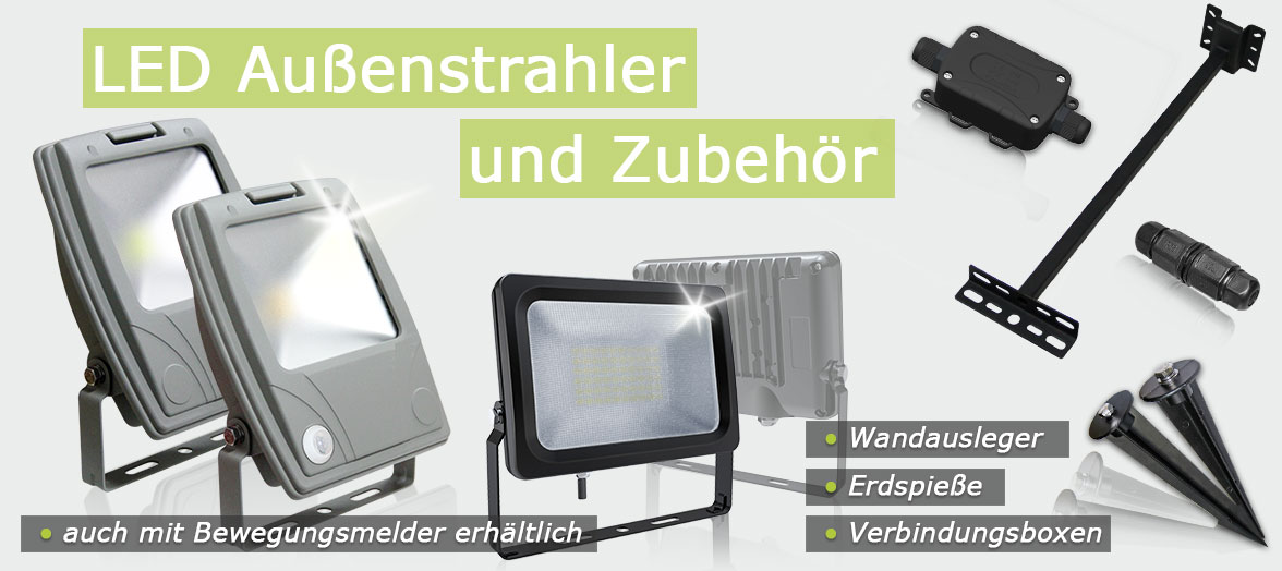 LED-Strhaler und LED-Fluter im Grosshandel